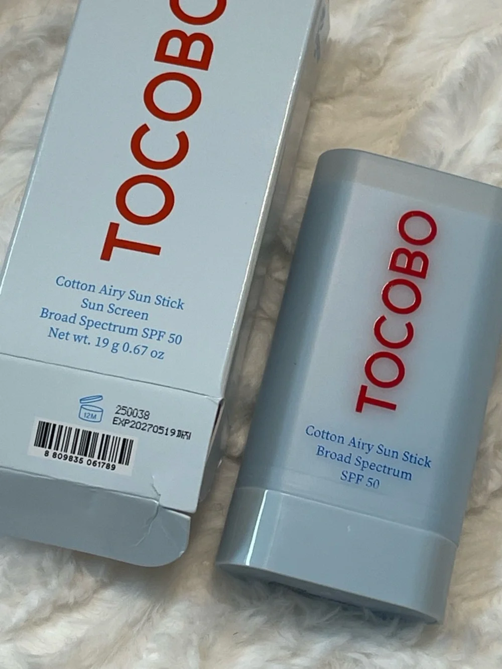 NIB TOCOBO K-Beauty Glazed Lip Mask, SPF 50 Sunscreen and Sunscreen Stick